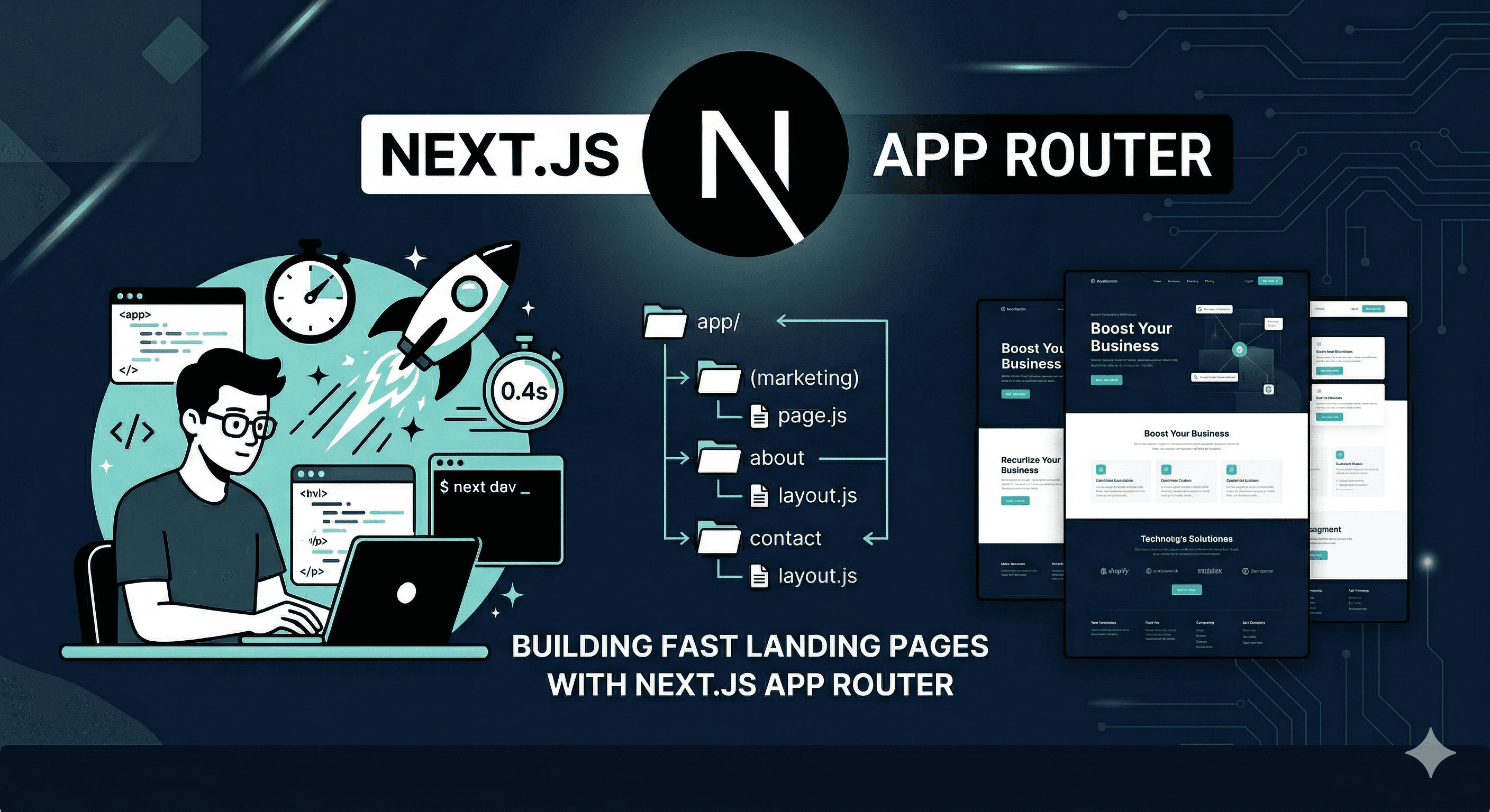 Building fast landing pages with Next.js (App Router)